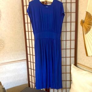Royal Blue Midi Dress-L